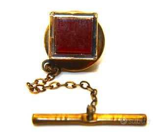Tie Pins cravatta oro su argento