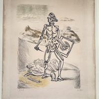 Giorgio de Chirico - Litografia, Il Gladiatore