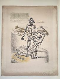 Giorgio de Chirico - Litografia, Il Gladiatore