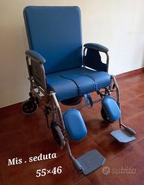 sedia a rotelle bariatrica 