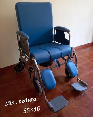 sedia a rotelle bariatrica 