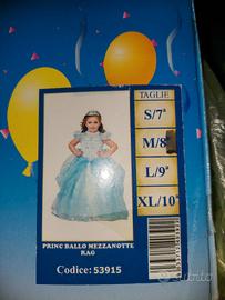 vestito carnevale principessa mezzanotte