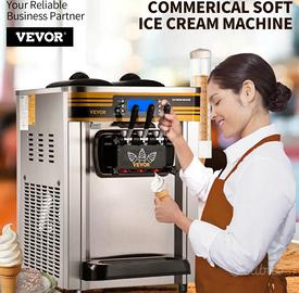 Macchina produzione gelato soft 2 VASCHE
