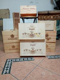 Cassette in legno per vino