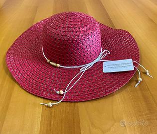 Baldinini Cappello Donna a Tesa Larga Rosso Design