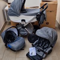 Trio MOMON After 59 Le Bebe COMPLETO accessori