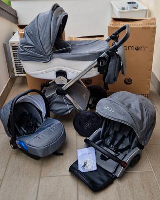 Trio MOMON After 59 Le Bebe COMPLETO accessori