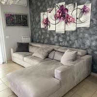 Divano soggiorno 4 posti con chaise longue