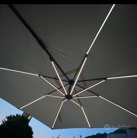 ombrellone con led