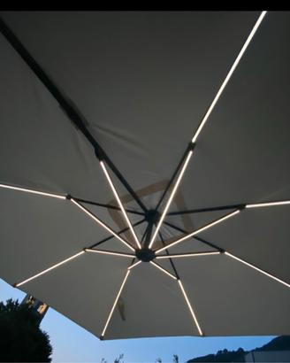 ombrellone con led