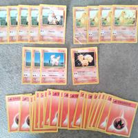 Carte Pokemon set base comuni (fuoco)