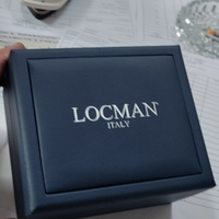 Scatola Locman Italy per orologi in pelle nuova