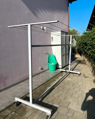 Stendibiancheria professionale in metallo