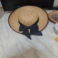 Cappello di paglia con fiocco Taglia 53