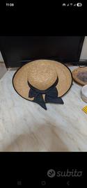 Cappello di paglia con fiocco Taglia 53