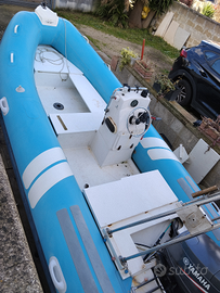 Gommone 4.80 m+ motore 40 cv+carrello