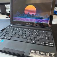 laptop Emachines PAV70 con Linux batteria rotta