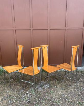 Set di 4 sedie vintage