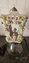 Lampadario ceramica   Capodimonte 