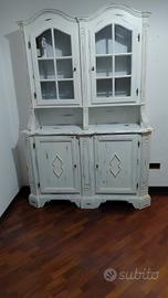 Credenza stile rustico colore bianco 