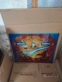 VETRI FLIPPER E CABINET  VINTAGE VARI