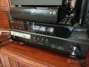 Kit home cinema ampli AV Yamaha e casse 5+1 Kef