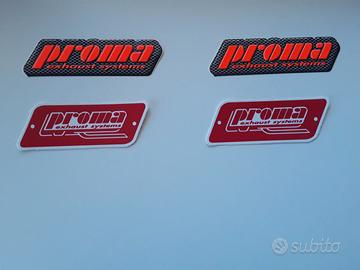 Adesivi Proma special edition anni '80 e '90