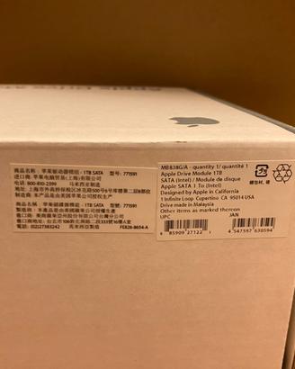 NUOVO: Apple Drive Module 1TB (MB838G/A)