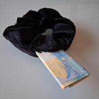 Elastico fermacapelli contenitore portafogli