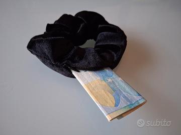 Elastico fermacapelli contenitore portafogli