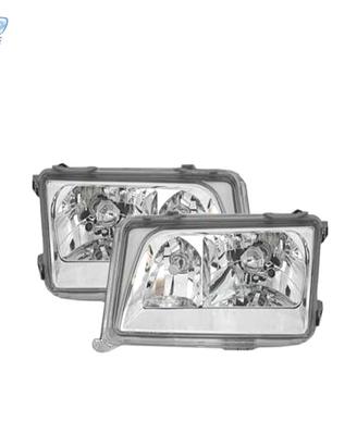FARI MERCEDES CLASSE E W124 85-95 FONDO CROMATO