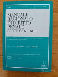 Manuale ragionato di diritto penale