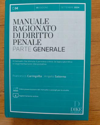 Manuale ragionato di diritto penale