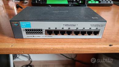 Switch 8 porte managed HP ProCurve 1700-8 1 Porta
