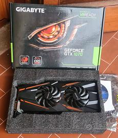 Scheda video gaming GeForce GTX 1070 8GB GDDR5