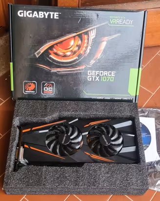 Scheda video gaming GeForce GTX 1070 8GB GDDR5
