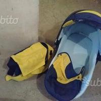 Carrozzina con borsa