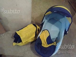 Carrozzina con borsa