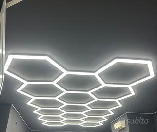 Lampada Plafoniera led modulabile nido d’ape