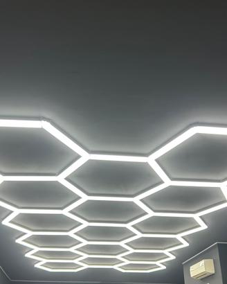 Lampada Plafoniera led modulabile nido d’ape