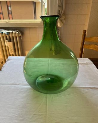 Vaso vetro trasparente / verde