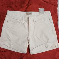 pantaloncino jeans bianco 