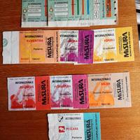 Biglietti stadio Inter anni 80 e 90