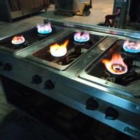 Cucina sei fuochi gpl