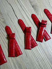 5 Cinturini Vera Pelle Made In Italy 20mm