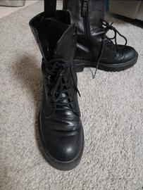 anfibi in vera pelle 