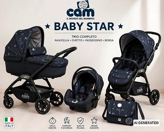 Trio CAM Baby Star - Set completo