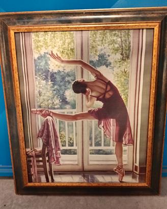 quadro ballerina olio su tela