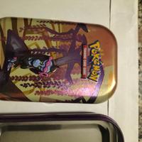 Minitin scatola latta pokemon stampata in rilievo 