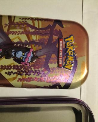 Minitin scatola latta pokemon stampata in rilievo 